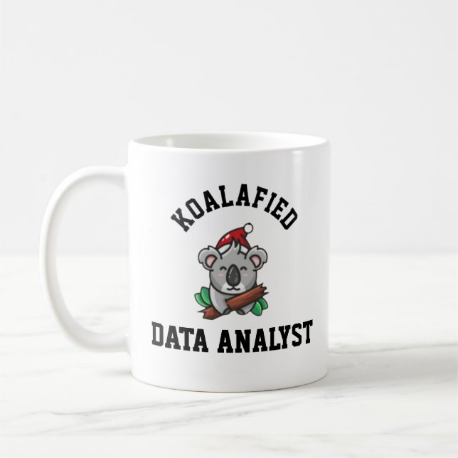 Koalafied Data Analyst Kaffeetasse (Links)