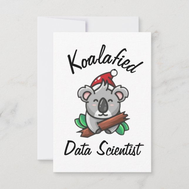 Koalafied Data Scientifics-Karte Karte (Vorderseite)