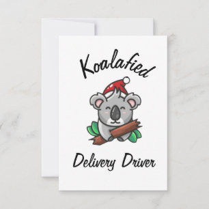 Koalafied Delivery Driver Card Karte