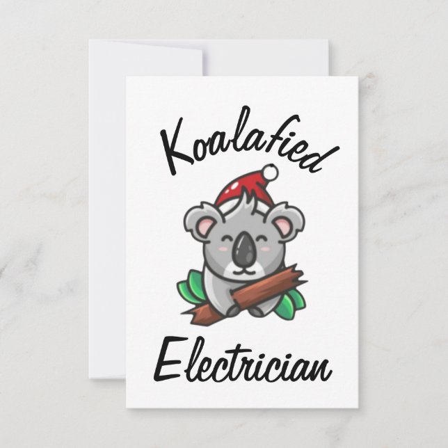 Koalafied Electrical Card Karte (Vorderseite)