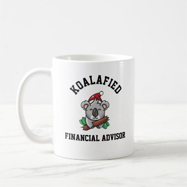 Koalafied Financial Advisor Kaffeetasse (Links)