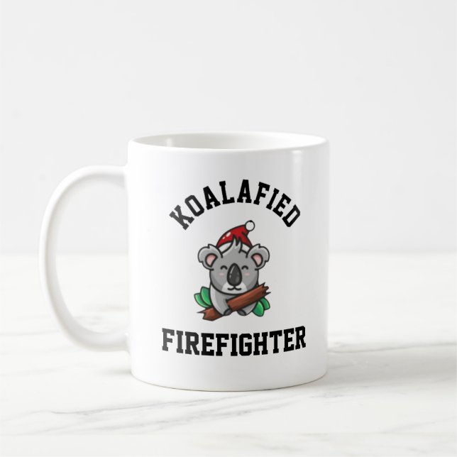 Koalafied Firefighter Kaffeetasse (Links)