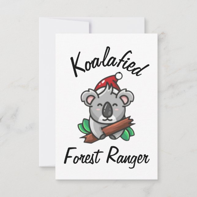 Koalafied Forest Ranger Card Karte (Vorderseite)