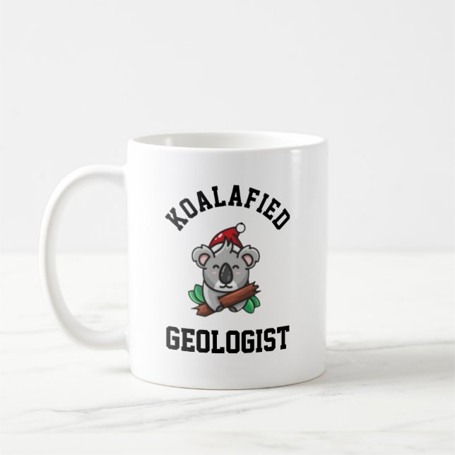 Koalafied Geologist Kaffeetasse (Links)