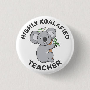 Koalafied Koala Qualified Teacher Button