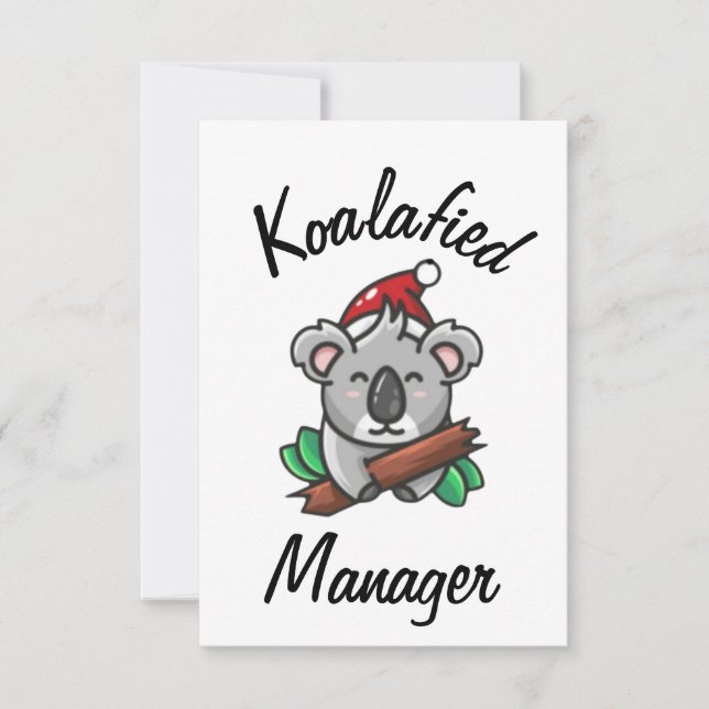 Koalafied Manager-Karte Karte (Vorderseite)