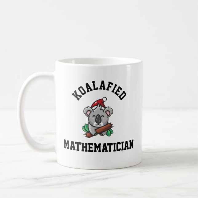 Koalafied Mathematiker Kaffeetasse (Links)