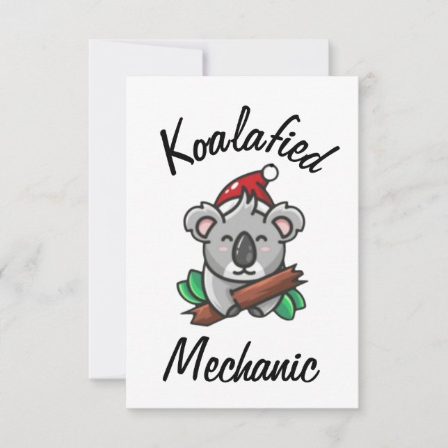 Koalafied Mechanic Card Karte (Vorderseite)