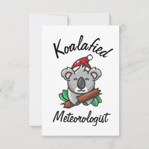 Koalafied Meteorologe Card Karte