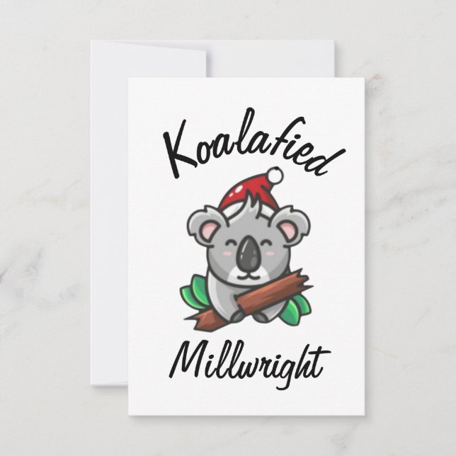 Koalafied Millwright Card Karte (Vorderseite)
