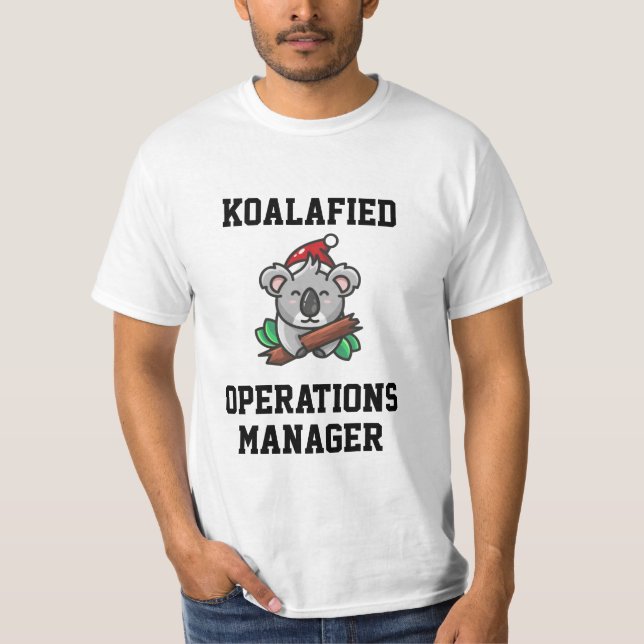 Koalafied Operations Manager T - Shirts (Vorderseite)