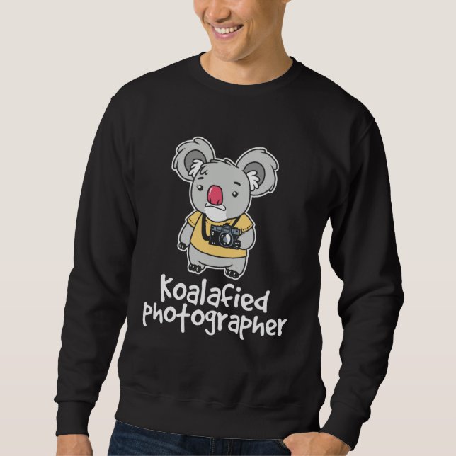 Koalafied Photographer Koala Bear Animal  Photogra Sweatshirt (Vorderseite)