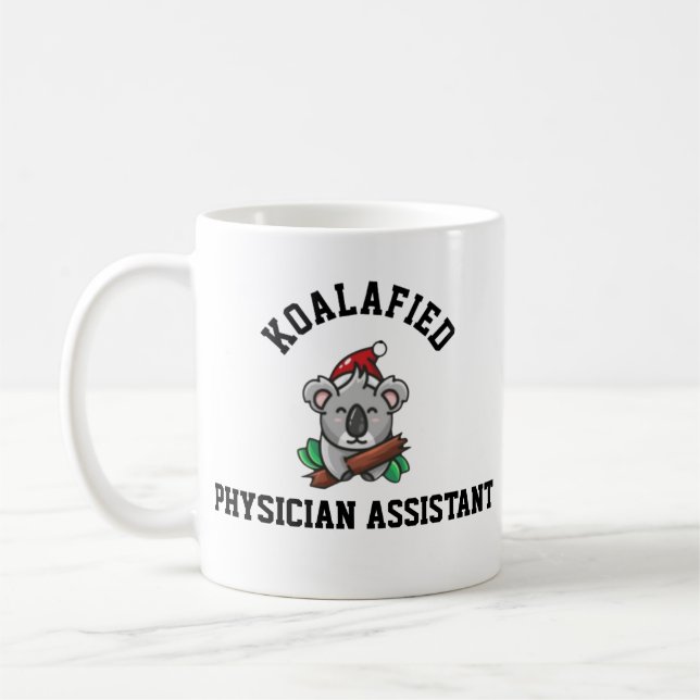 Koalafied Physician Assistant Coffee Tasse (Links)