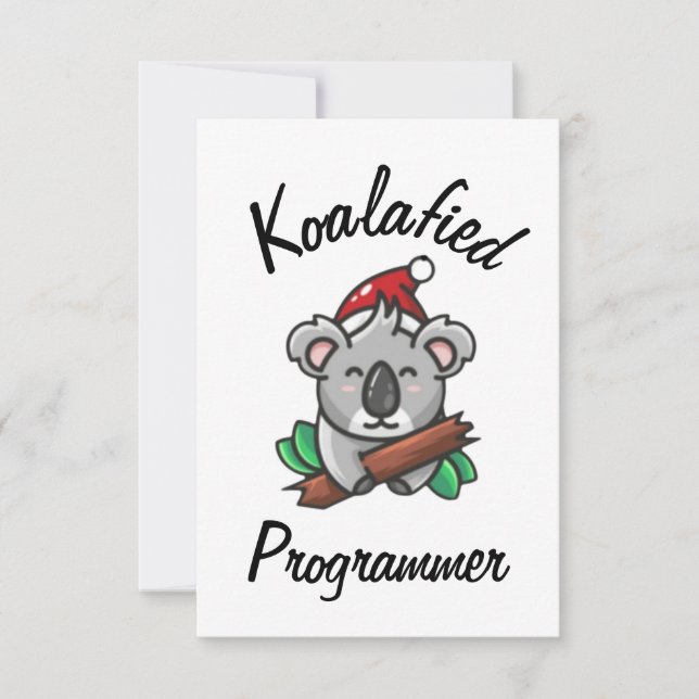 Koalafied Programmkarte Karte (Vorderseite)