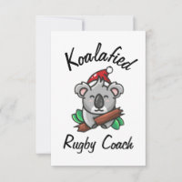 Koalafied Rugby Coach Card