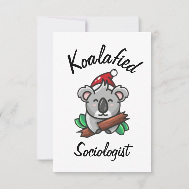 Koalafied Soziologe Card Karte (Vorderseite)