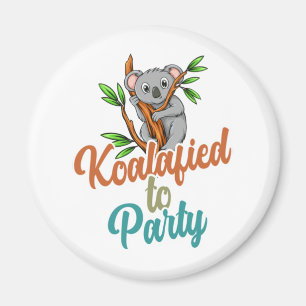 Koalafied to Party Qualifizierter Pun Niedlich und Magnet