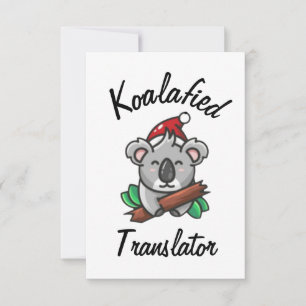 Koalafied Translator Card Karte