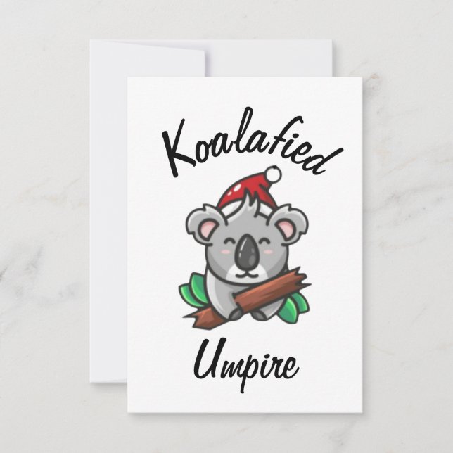 Koalafied Umpire Card Karte (Vorderseite)