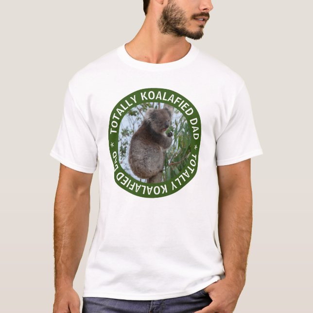 Koalafied Vater Qualifiziert Koala Australien Vate T-Shirt (Vorderseite)