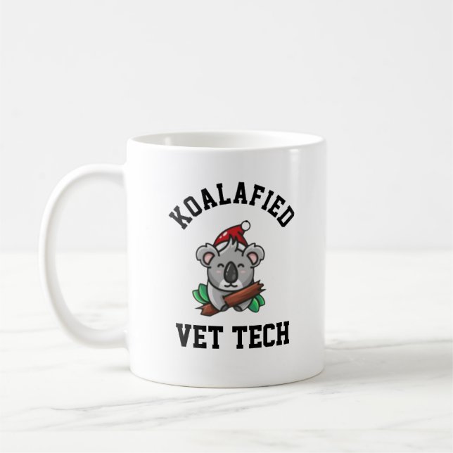 Koalafied Vet Tech Kaffeetasse (Links)