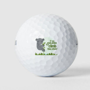 Koalafied zu klettern, Funny Cool Koala Golfball