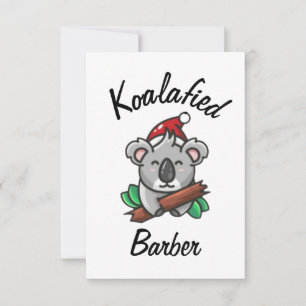 Koalafizierte Barbier Karte
