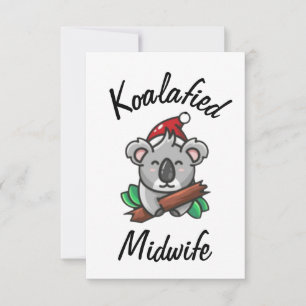 Koalafizierte Hebammenkarte Karte
