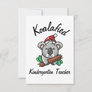 Koalafizierte Kindergärtnerin Karte
