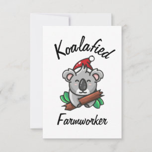 Koalafizierte Landarbeiterkarte Karte