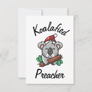 Koalafizierte Predigerkarte Karte