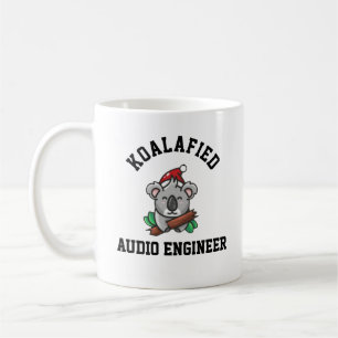 Koalafizierter Tontechniker Kaffeetasse