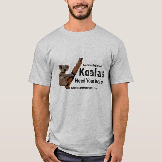 Koalas braucht Ihre Hilfe T-Shirt (Vorderseite)