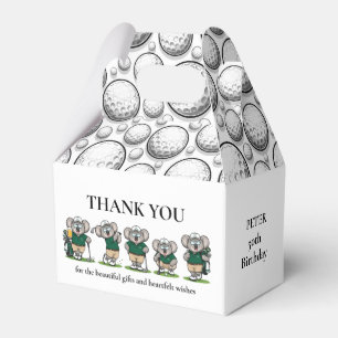 Koalas Golf Geburtstag Geschenkschachtel