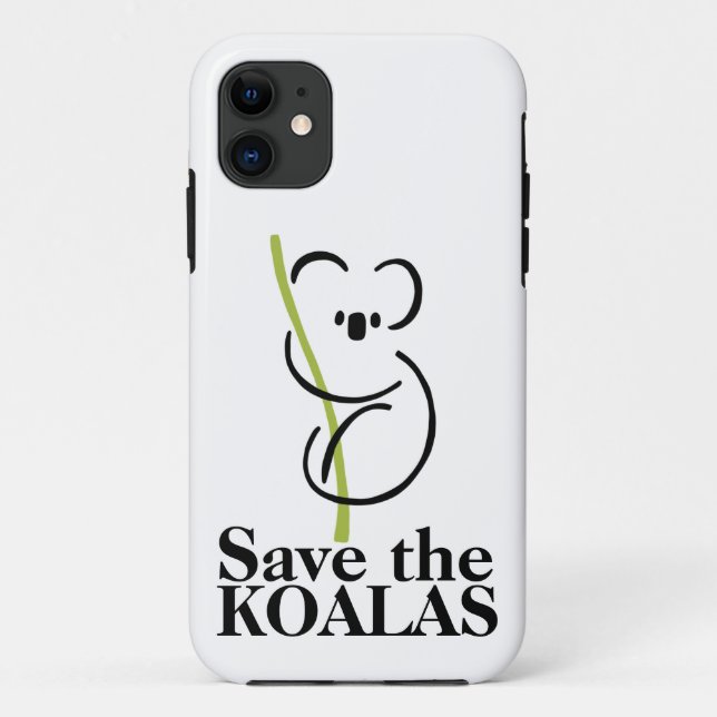 Koalas iPhone-Gehäuse gerettet Case-Mate iPhone Hülle (Rückseite)