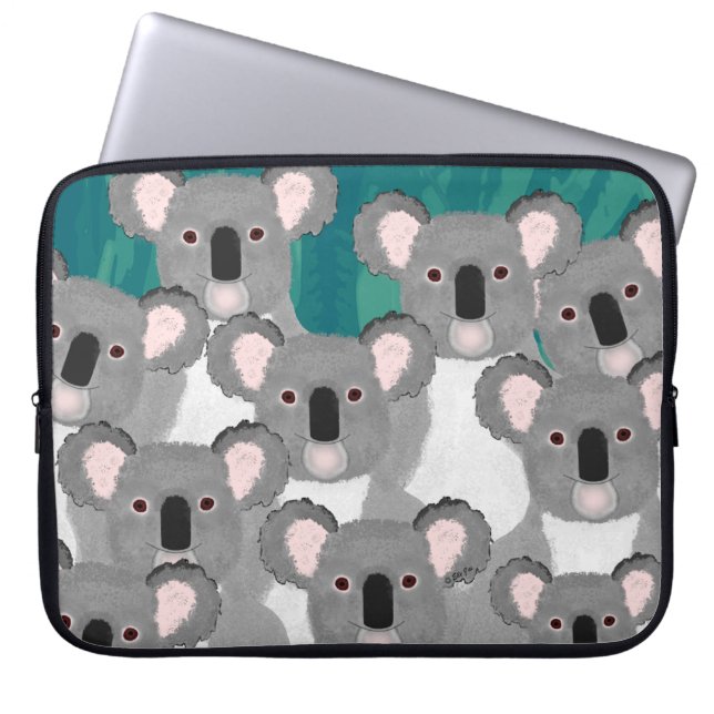 Koalas Neoprene Laptop Sleeve (Vorderseite)