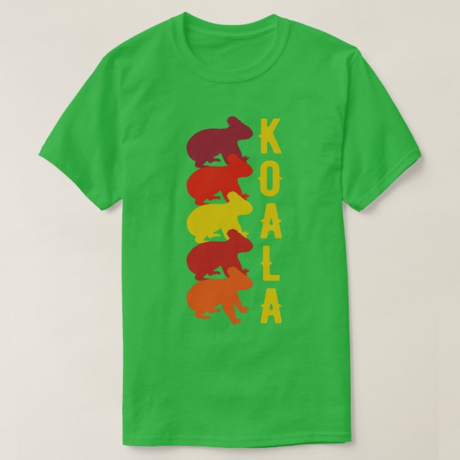 Koalas Retro T-Shirt (Design vorne)