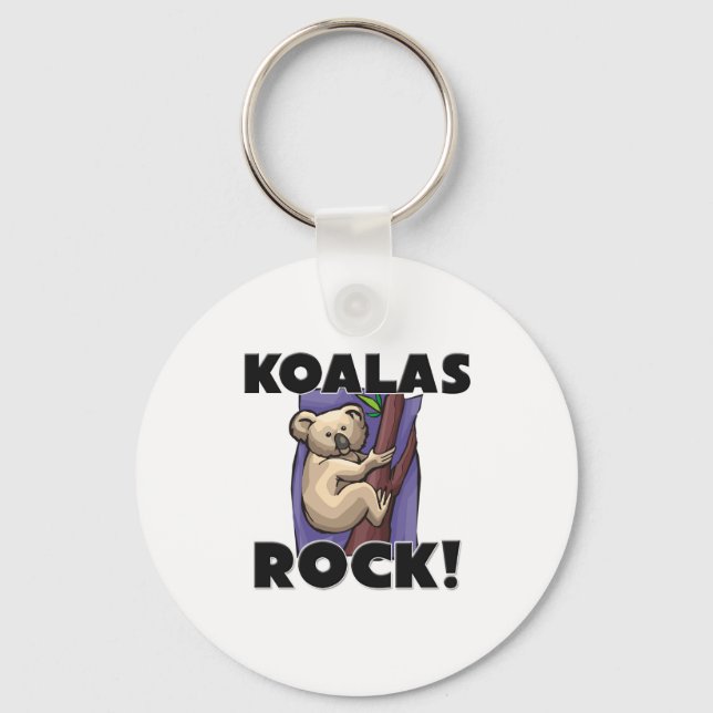 Koalas Rock Schlüsselanhänger (Vorderseite)