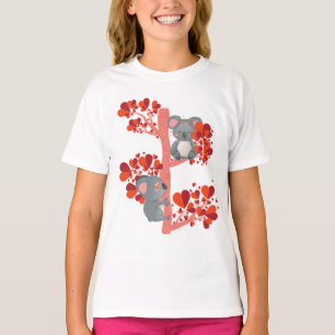 Koalaskuchen mit Herzbaum T-Shirt