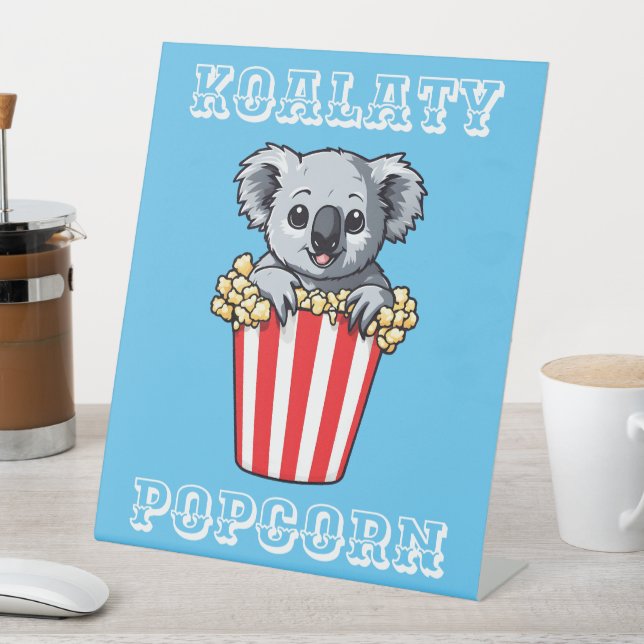 Koalaty Popcorn Sockelschild (In Situ)