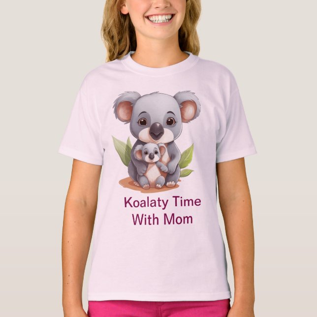 Koalaty Time with Mama - Niedlicher Koala Kids T - T-Shirt (Vorderseite)