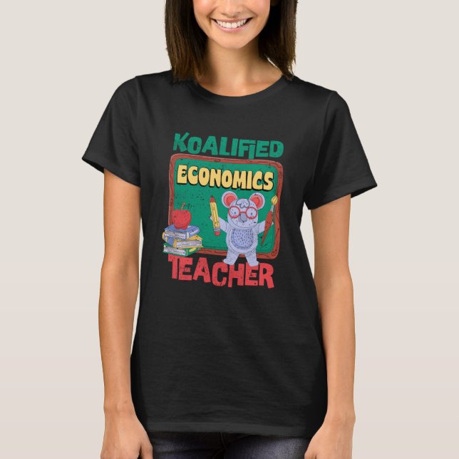 Koalified Economics Lehrer für den Handel T-Shirt (Vorderseite)