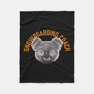 Koalifiziert Snowboarder Coach Snowboarder Funny W Fleecedecke