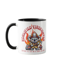 Koalifizierter Feuerwehrmann / Feuerwehrmann mit F