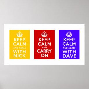 Koalitionsregierung ~ UK Poster