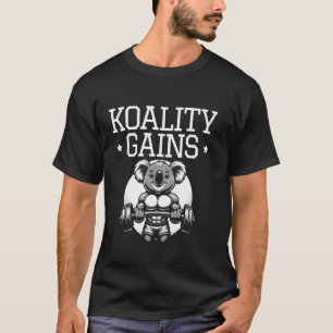 Koality gewinnt Funny Koala Interval Training Gym  T-Shirt