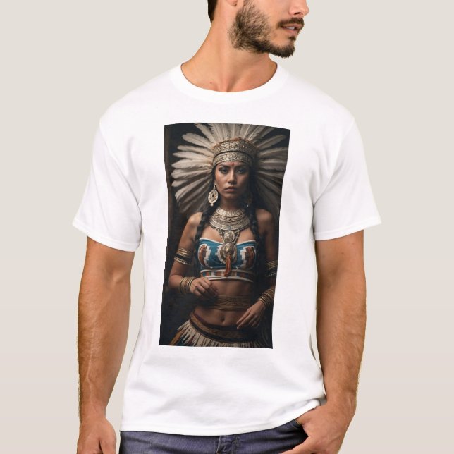Koatlicue - Göttin in der mexikanischen Aztekenmyt T-Shirt (Vorderseite)