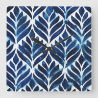 Kobalt-Aquarell deckt IV mit Ziegeln