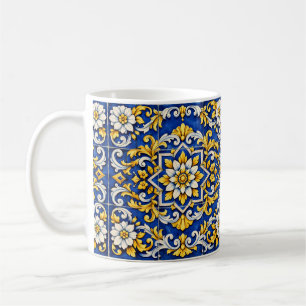 Kobalt-Scroll-Azulejo-Tasse Kaffeetasse