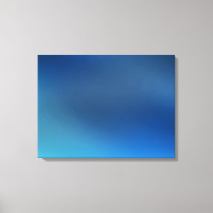 Kobalt-Türkis-Blau- und Grau-Abstraktes Leinwandbi Leinwanddruck